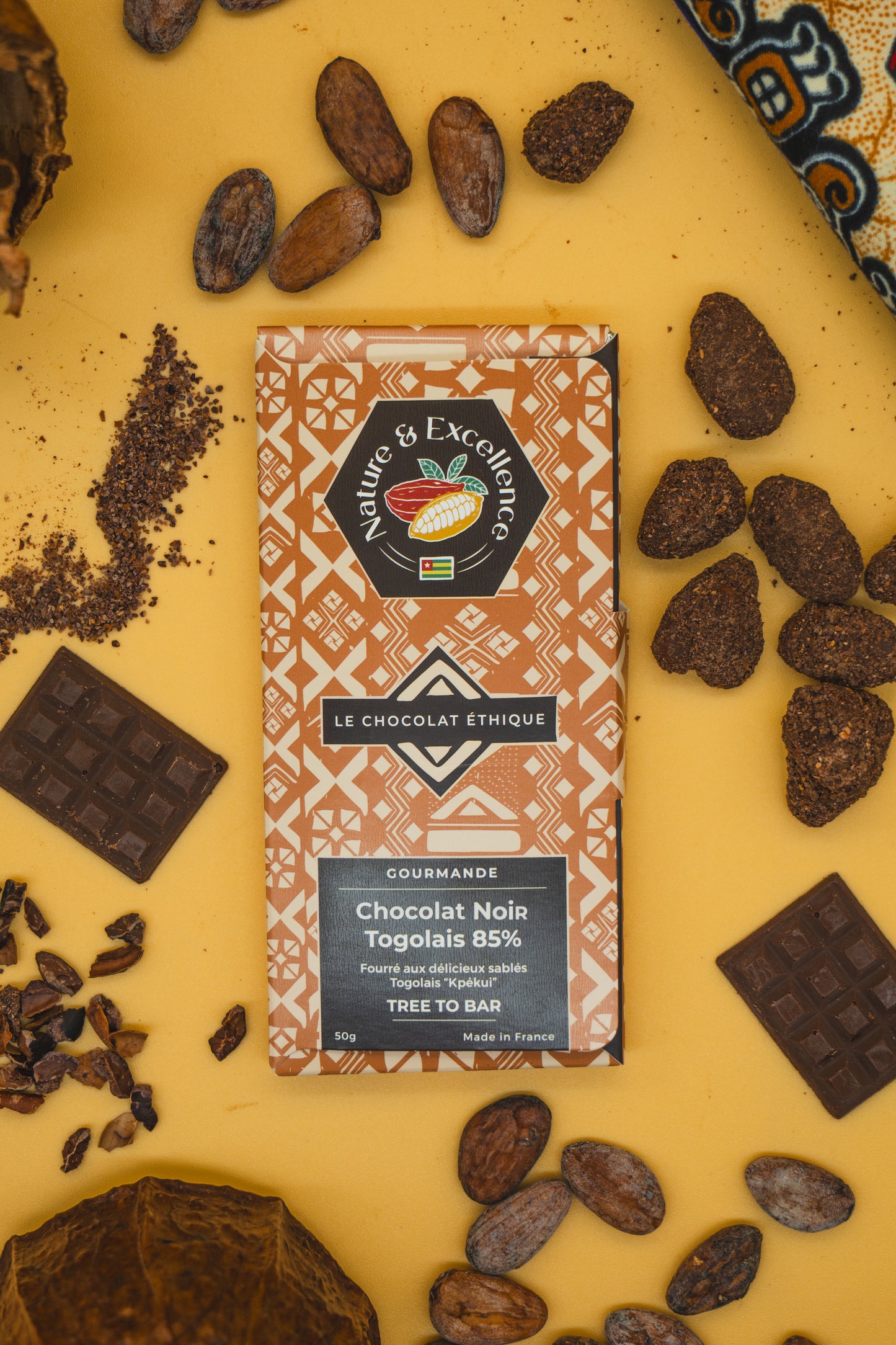 Gamme gourmande natex chocolat noir 85%