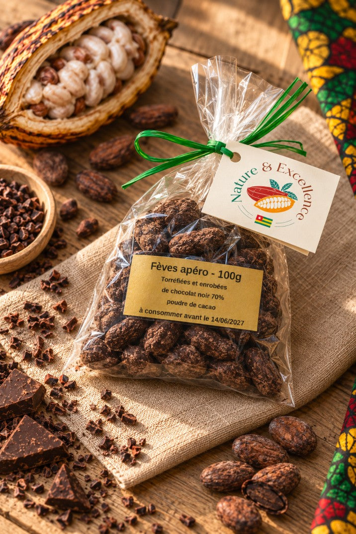 Fèves apéritif chocolatées 100g